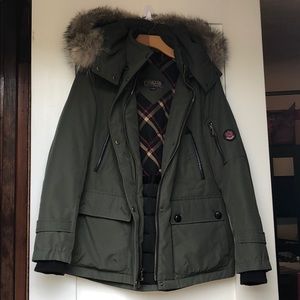 Pendleton Down Jacket Olive Size Medium
